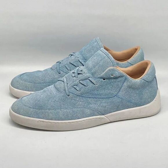 Gabriela Hearst Shoes - Gabriela Hearst Ohio Slip-on Sneaker in Light Blue Suede Denim size 40